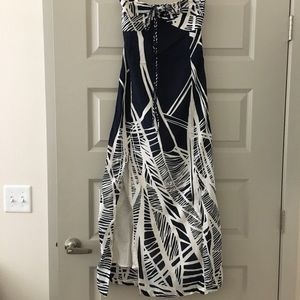 LOFT Banana Print Maxi